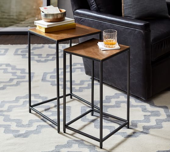 Wes Nesting Tables Pottery Barn Wes Nesting Tables