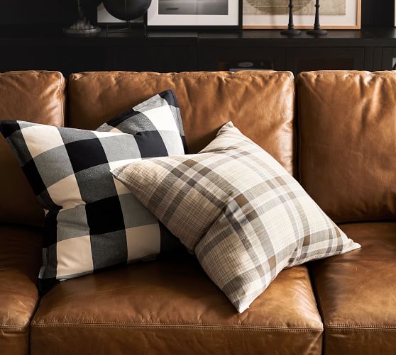 Buffalo Check Plaid Pillow Cover Pottery Barn