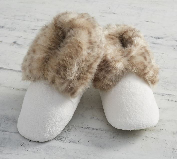 Love these faux fur booties
