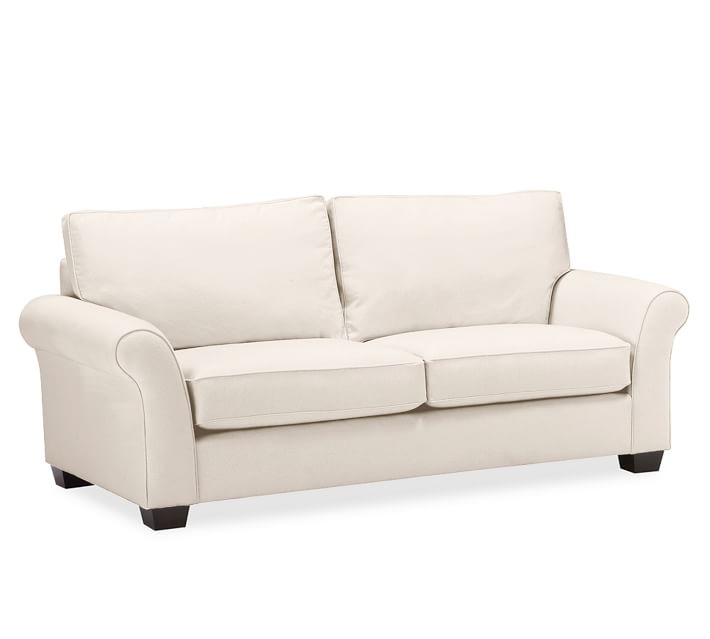 Pb Comfort Eco Roll Arm Upholstered Sofa Pottery Barn