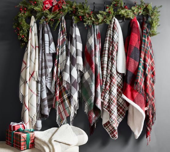 Warren Plaid Throw Pottery Barn