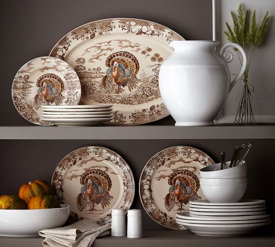 Traditional Turkey Platter Pottery Barn
