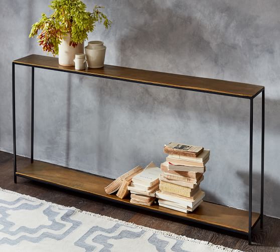 Console Tables Sofa Entryway Pottery Barn Wes Console Table