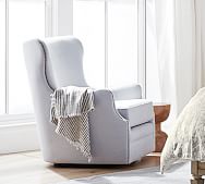 upholstered wingback chair diy oliver upholstered wingback swivel armchair with nailheads chair pottery barn upholstered wingback chair diy oliver upholstered wingback swivel armchair with nailheads chair pottery barn