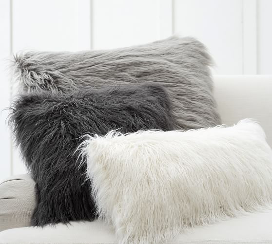 Faux Fur Pillows & Pillow Covers Pottery Barn