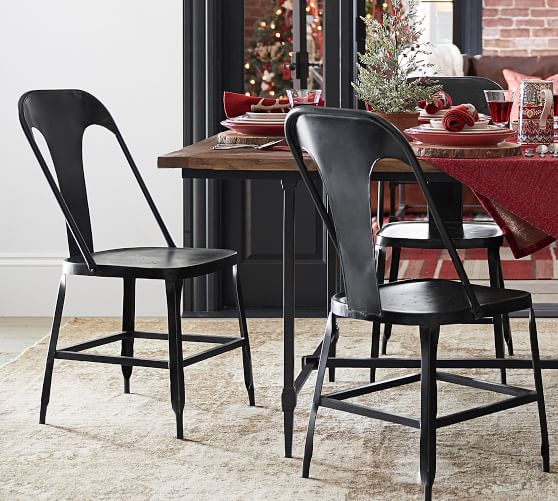 Ma Metal Dining Chair Pottery Barn Ma Metal Dining Chair