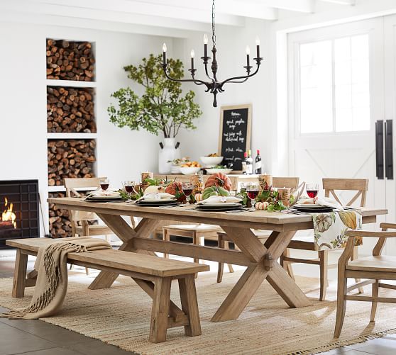 Dining Room Tables Pottery Barn Toscana Extending Dining Table