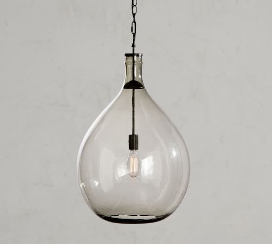 Clift Oversized Glass Pendant Pottery Barn Clift Oversized Glass Pendant