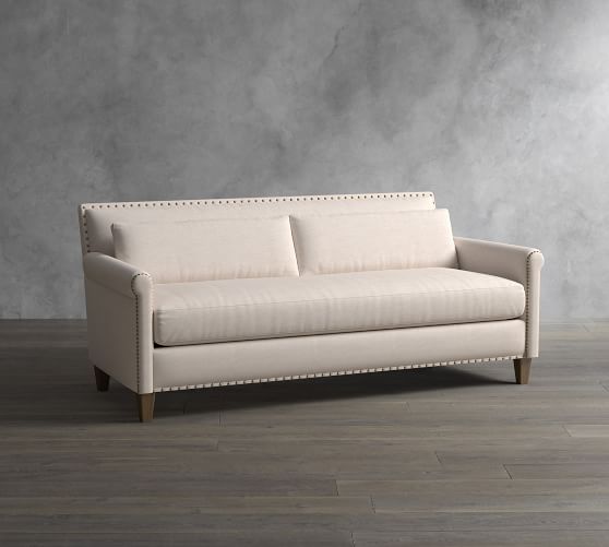 Charlotte Upholstered Sofa Pottery Barn