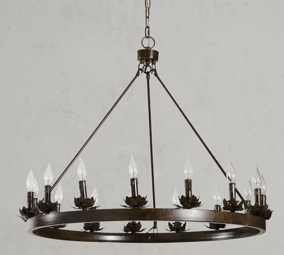 Dunbar Chandelier Pottery Barn Dunbar Chandelier