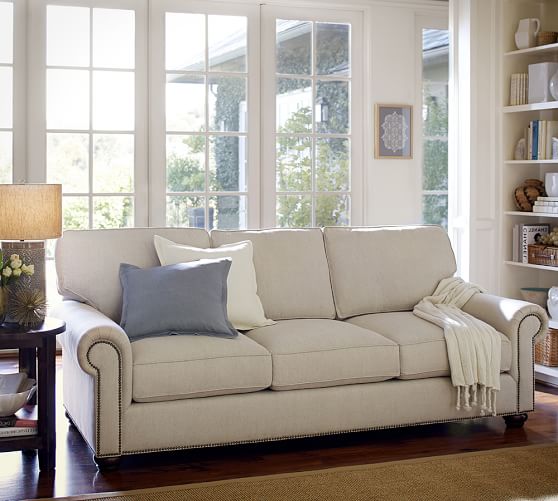 Webster Upholstered Sofa Pottery Barn Webster Upholstered Sofa