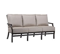 Outdoor Metal Sofas Sectionals Pottery Barn Canyon Metal Sofa