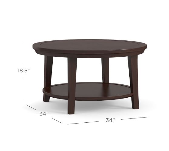 Metropolitan Round Coffee Table Pottery Barn