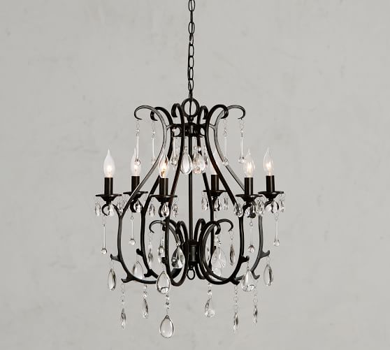 Celeste Crystal Chandelier Pottery Barn Celeste Crystal Chandelier