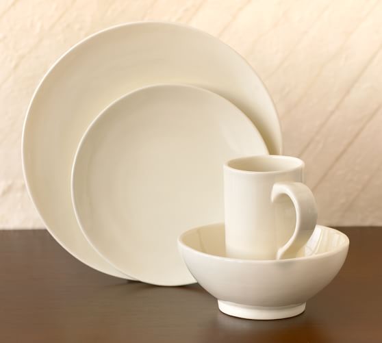 Studio Dinnerware Cream Pottery Barn Studio Dinnerware Cream
