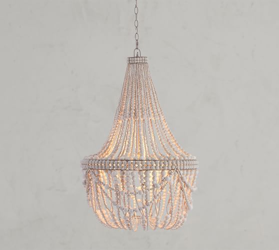 Francesca Beaded Chandelier Pottery Barn