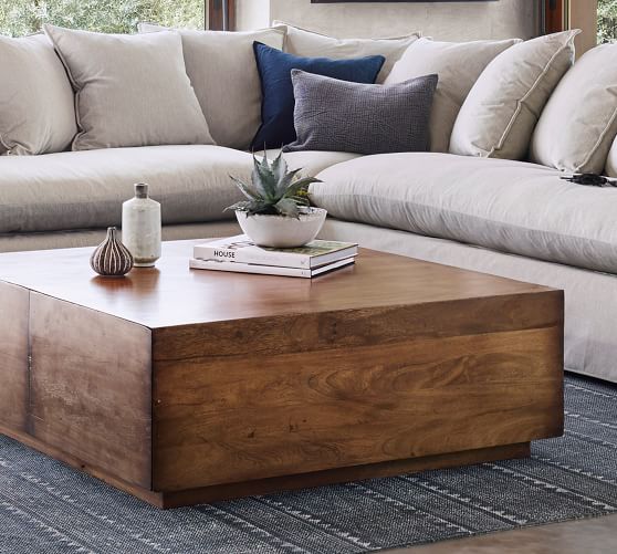 Parkview Reclaimed Wood Coffee Table Pottery Barn