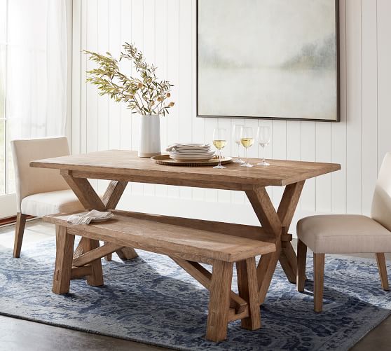Toscana Dining Table, Tuscan Chestnut Pottery Barn