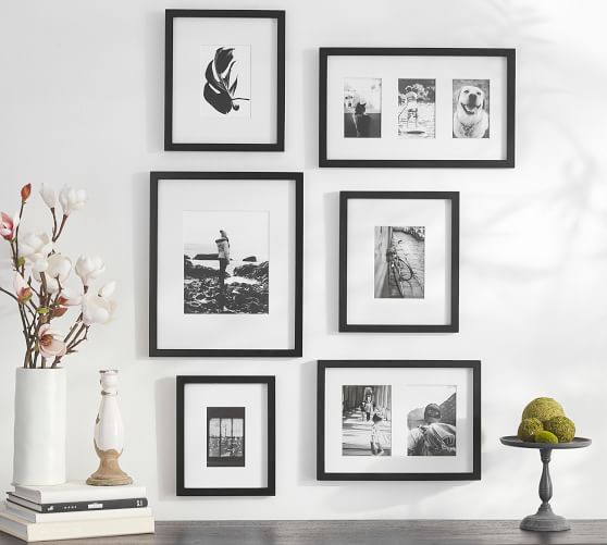 Wood Gallery In A Box Frames Pottery Barn Wood Gallery In A Box Frames