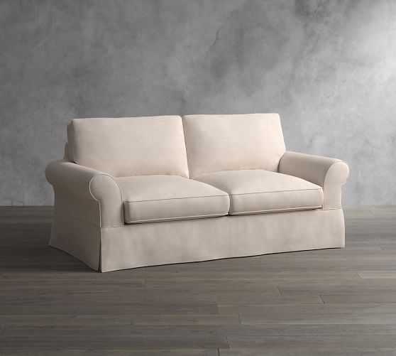 Sunbrella For Indoors Pottery Barn Pb Comfort Roll Arm Slipcovered Sofa