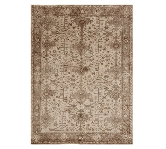 Channing Persian Style Rug Neutral Pottery Barn Channing Persian Style Rug Neutral