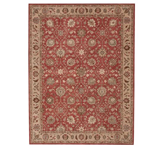 Madeline Persian Rug Red Multi Pottery Barn Madeline Persian Rug Red Multi