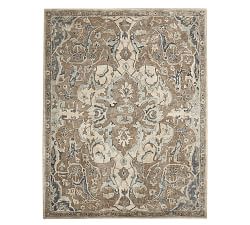 Oriental Rugs Persian Pottery Barn Nolan Persian Style Rug Neutral