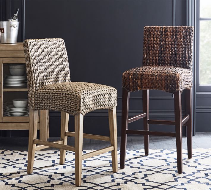 Seagrass Bar Counter Stool Pottery Barn