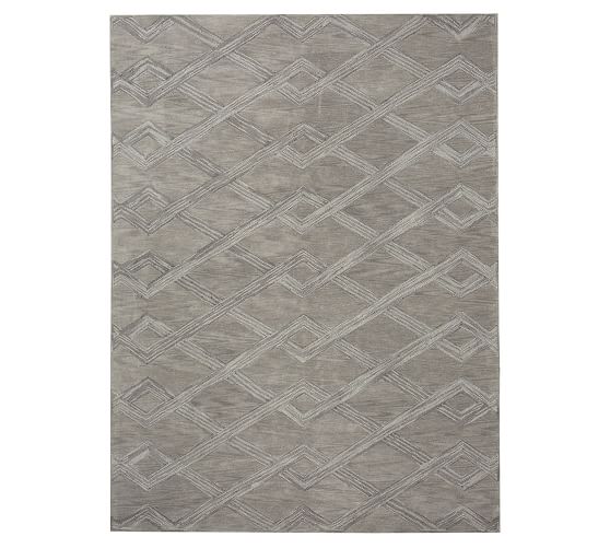 Chase Tufted Rug Gray Pottery Barn Chase Tufted Rug Gray