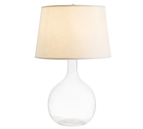 Eva Colored Glass Table Lamp Pottery Barn