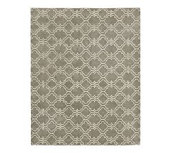 Patterned Geometric Chevron Rugs Pottery Barn Scroll Tile Rug Gray