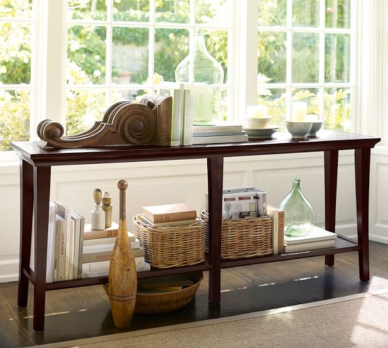 Console Tables Sofa Entryway Pottery Barn Metropolitan Long Console Table