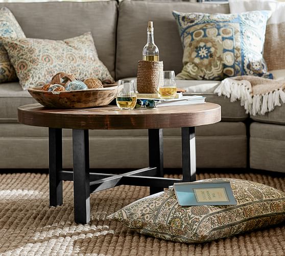 Occasional Tables Pottery Barn Griffin Round Coffee Table