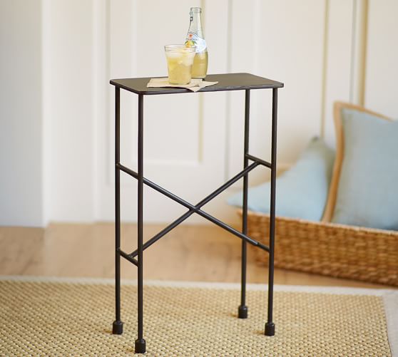 Small Desks Tables Home Office Pottery Barn Zane Accent Table