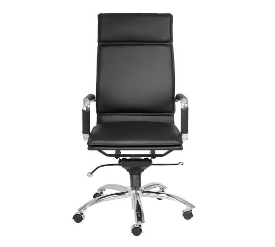 Office Chairs Desk For Your Home Pottery Barn Chalmers High Back Swivel Desk Chair