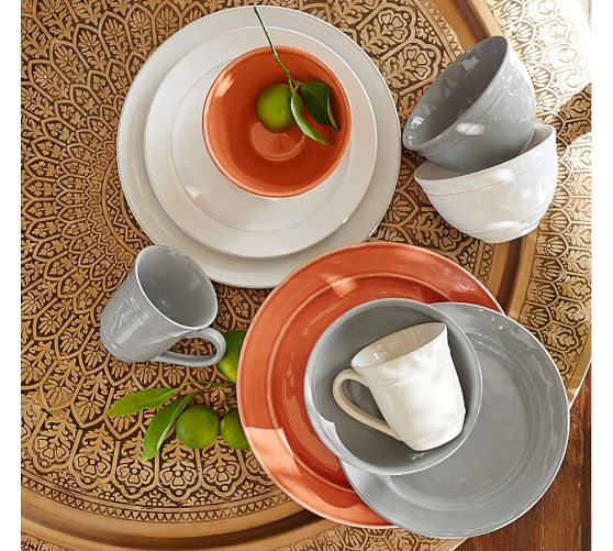 Cambria Cereal Bowl Gray Pottery Barn