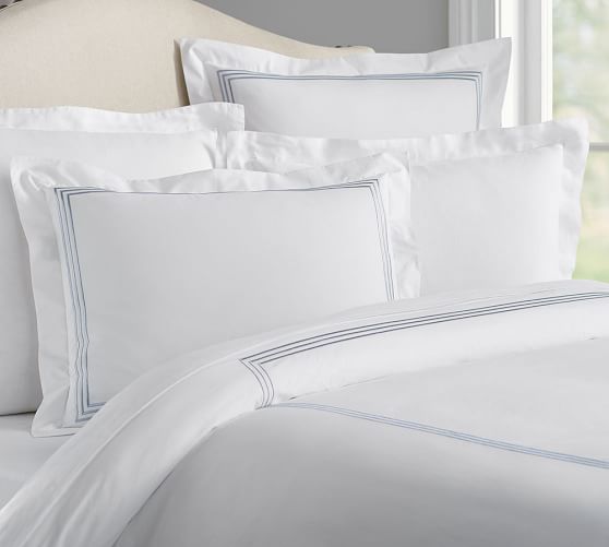 Grand Organic Duvet Cover & Sham Pottery Barn