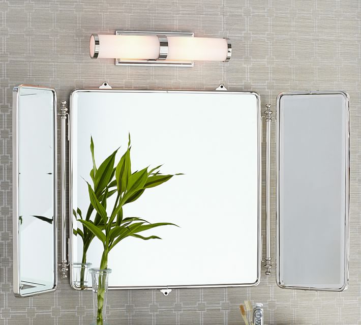 Vintage Tri-Fold Mirror Pottery Barn - Vintage Tri-Fold Mirror Pottery Barn