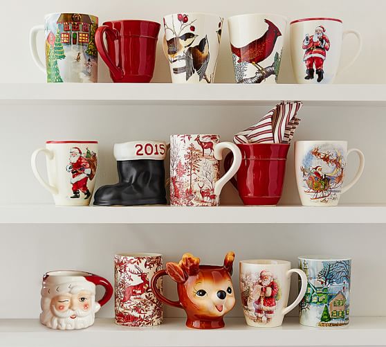 Cheeky Reindeer Figural Mug Pottery Barn Scroll To Next Item