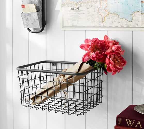 Antique Zinc Wall Organization System Pottery Barn