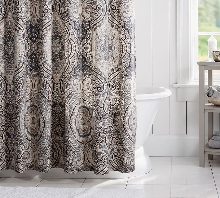 Beale Paisley Shower Curtain Pottery Barn
