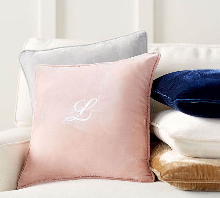 Nia Velvet Pillow Cover Pottery Barn