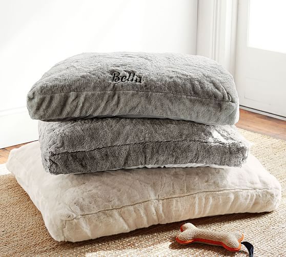 Faux Fur Pet Bed Cover Ivory Alpaca Pottery Barn