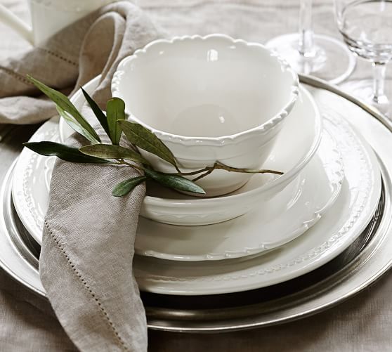 Napoli Stoneware Dinner Plate Set Of 4 Pottery Barn Scroll To Previous Item