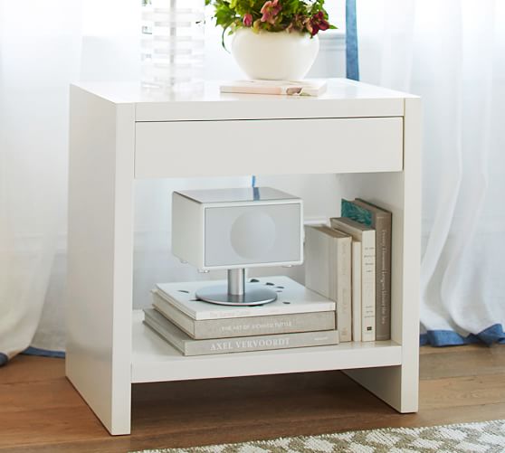Small Bedside Tables Pottery Barn Alden Nightstand Table