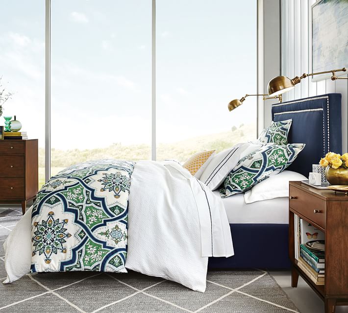 Reeve Matelasse Organic Duvet Cover Sham Pottery Barn
