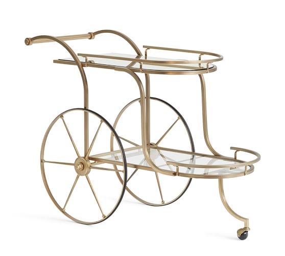 Ken Fulk Admiral Bar Cart Pottery Barn Roll Over Image To Zoom