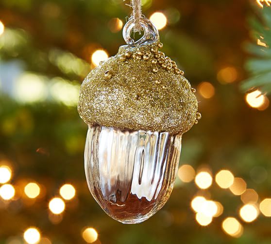 Glass Acorn Ornament Pottery Barn Glass Acorn Ornament - Glass Acorn Ornament Pottery Barn