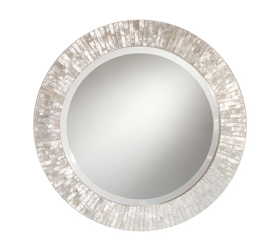 miranda capiz round mirror