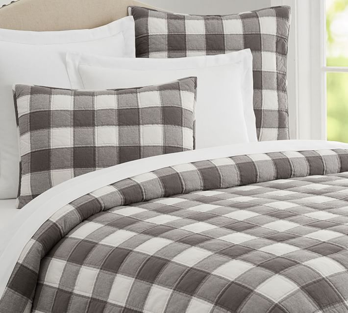 Buffalo Check Quilt Sham Pottery Barn